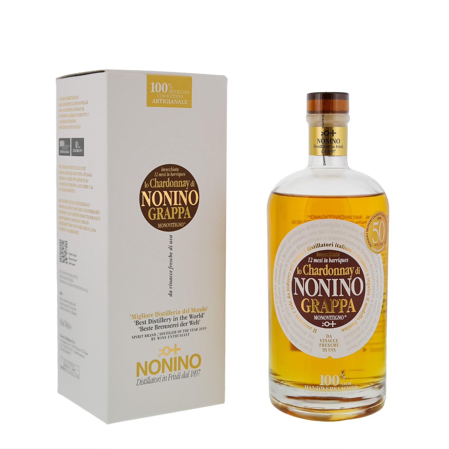Grappa Monovitigno Chardonnay Barrique